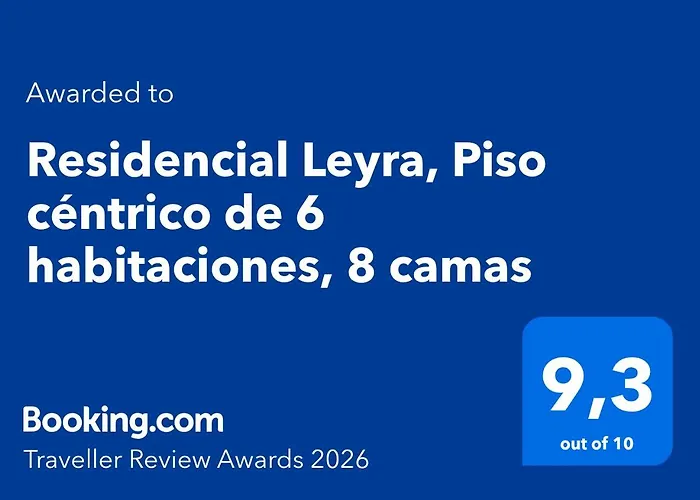 Residencial Leyra, Piso Céntrico De 6 Habitaciones, 8 Camas